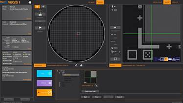 Under test: User interface of the Aegis I Defect Inspection Tool.