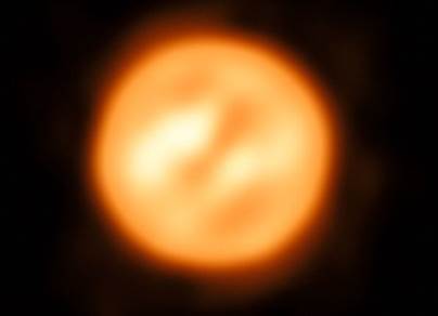 说明: The result was the first 2D map of motion of material on a star other than the Sun.