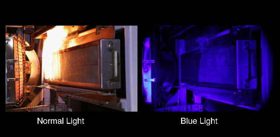 说明: The imaging technique reduces the power of light needed by a factor of 10,000 compared to the use of white light.